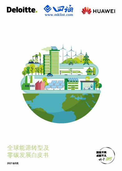 全球能源转型及零碳发展白皮书(2021)-华为-四海清单