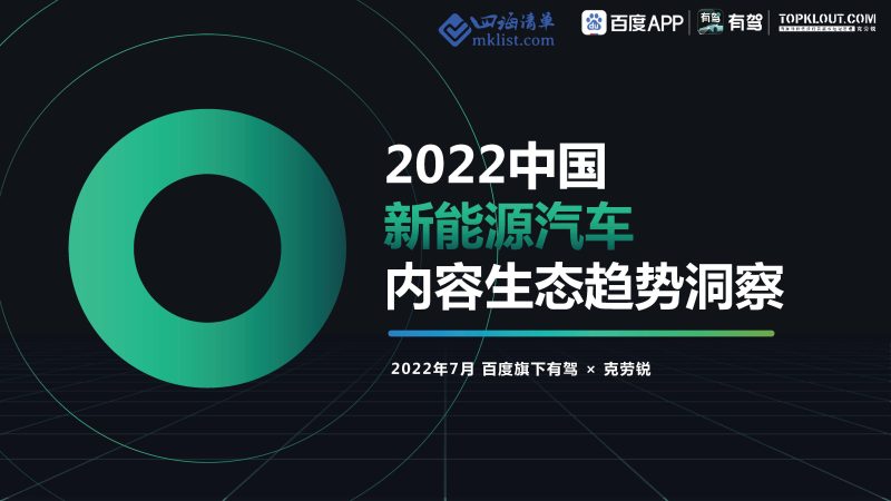 2022中国新能源汽车内容生态趋势洞察-四海清单